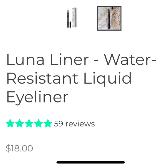 🆕SERAPHINE BOTANICALS: LUNA LINER WATER RESISTANT EYELINER PEN 🖊️ - Picture 2 of 8